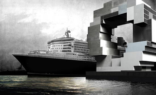 Illustration for article titled Hamburg's New Science Center Looks Like a Crashed Spaceship